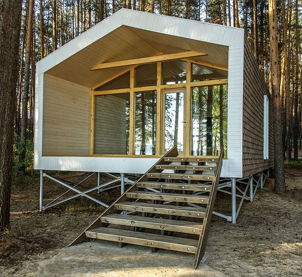 Сваи под каркасный дом в Зоринске