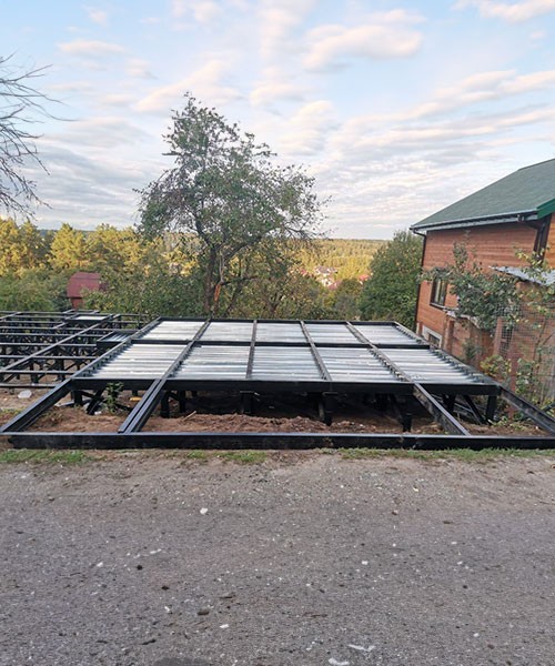 Винтовые сваи под гараж под ключ